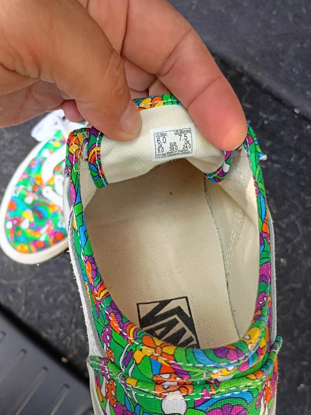 Vans Kids Floral Skate Sneakers in Multicolor